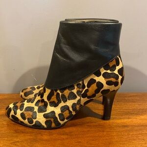 Chicos, leather and  calf fur boots